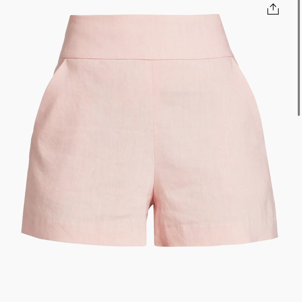 Alice + Olivia Pink High Waist Shorts